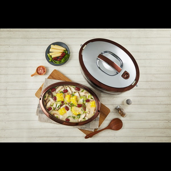 Golden Fire Oval Food Warmer 5Ltrs - Taiwan