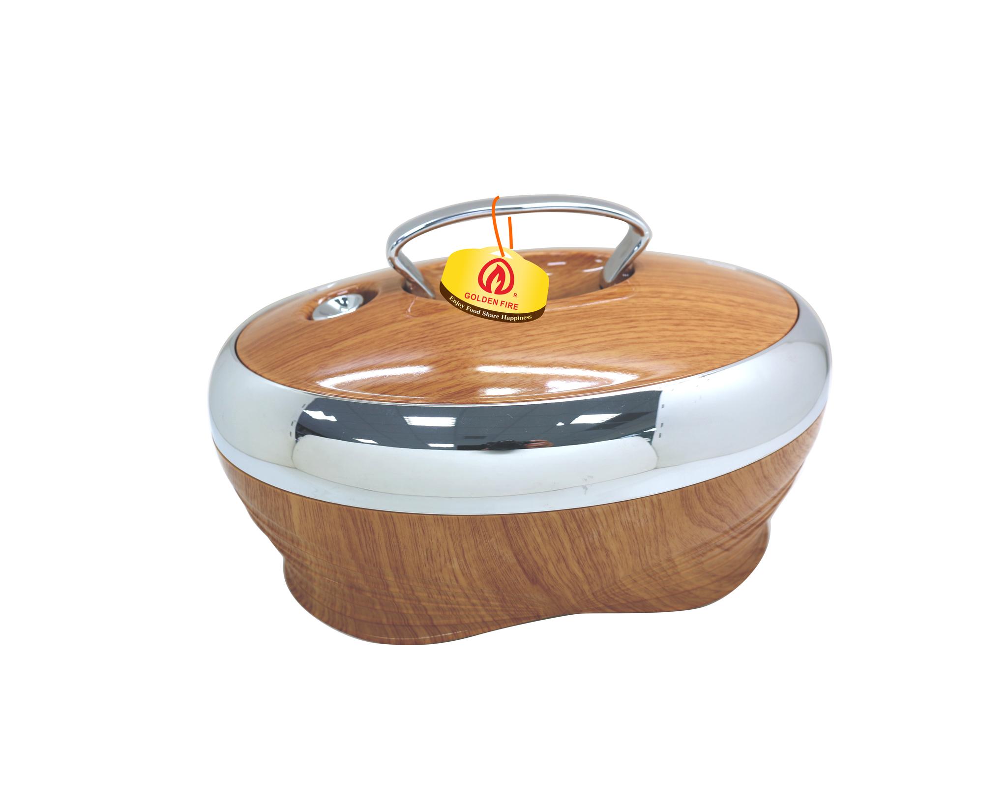 Golden Fire Oval Food Warmer 5Ltrs - Taiwan