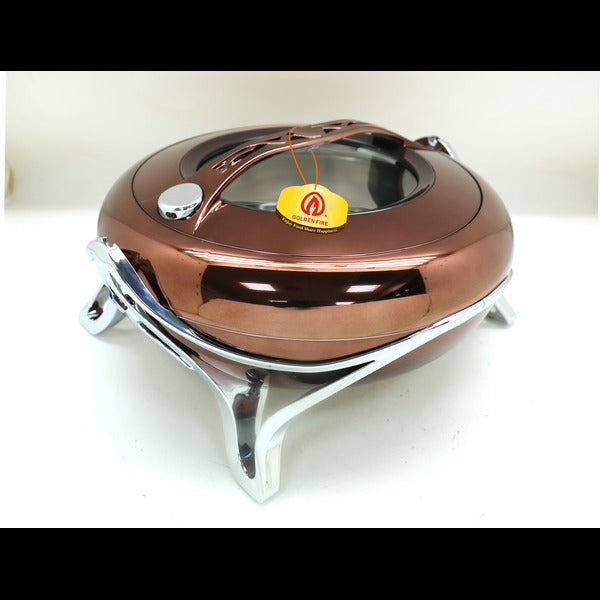 Golden Fire Round Window Food Warmer 5.5Ltrs - Taiwan