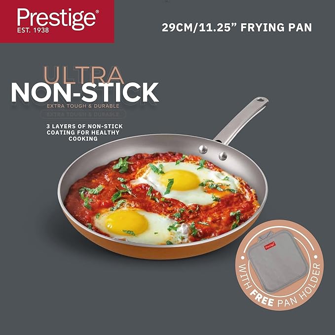 PRESTIGE ULTRA 29CM/11.25" FRYPAN WITH PAN HOLDER