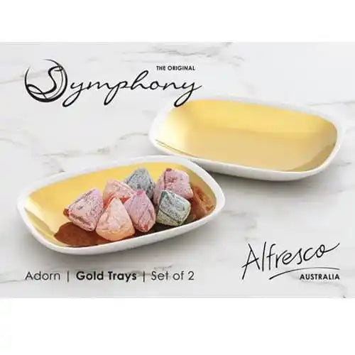 SY8000 2ps Adorn Oval Tray Symphony