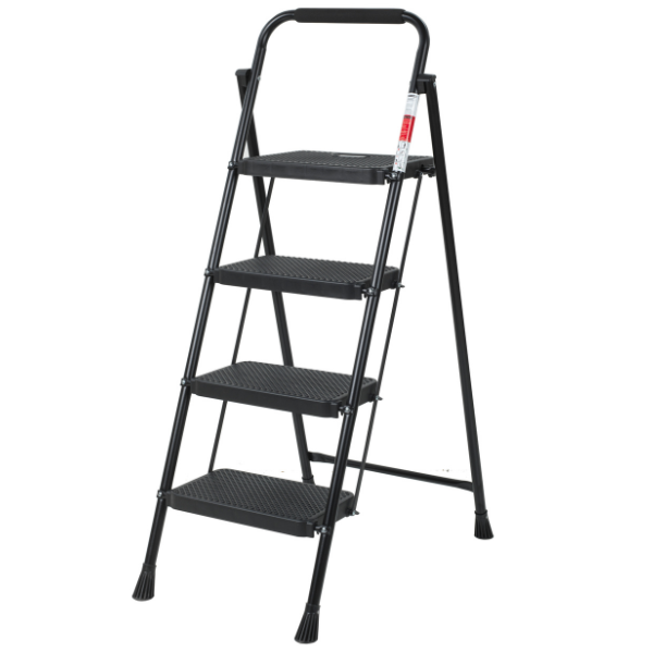 4 Step Eurotower Metal Stepladder