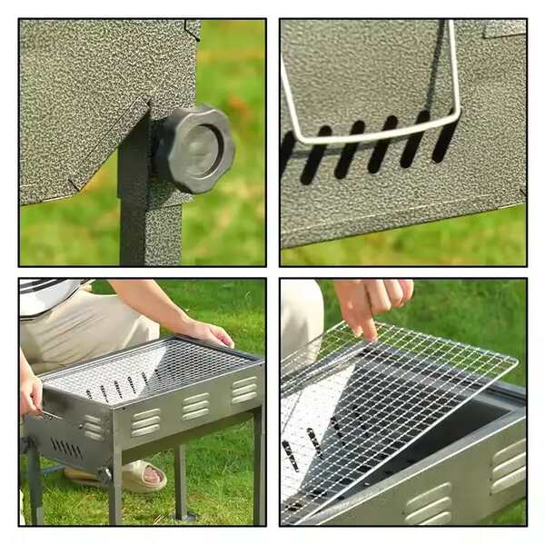 Picnic Barbecue Grill with 4 stands (TL-670) 65x30x67 BBQ-022