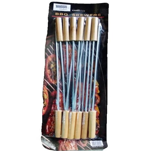 Outdoors Kabab Stick 12 Pcs (HX-5858) 12PcsW-H Sqr Needles HXB-24