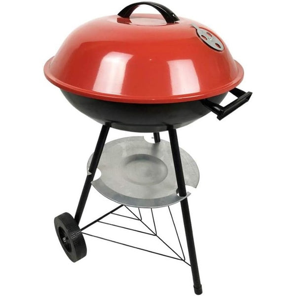 Portable Charcoal Grill 17 inch Barbecue Grill and Smoker Heat Control Round BBQ Kettle for Outdoor Picnic Patio Backyard Camping  17' (80014) Furnace 44cm HXB-2