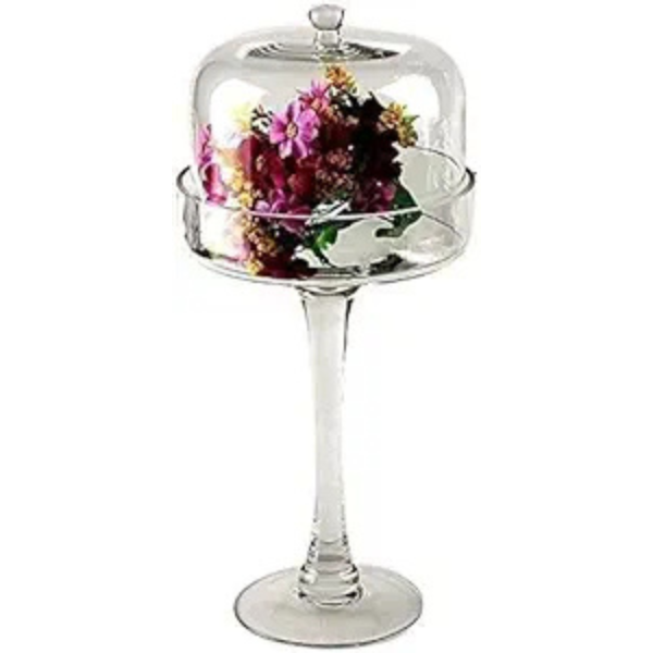 Cake Stand Glass Tray Set