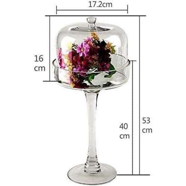 Cake Stand Glass Tray Set