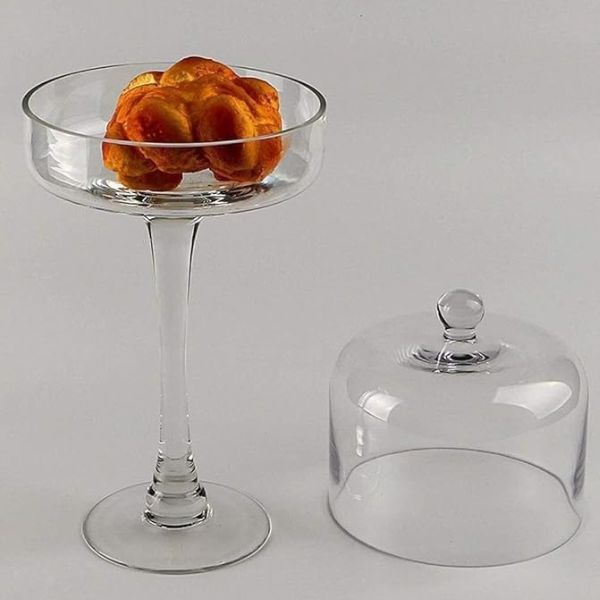 Cake Stand Glass Tray Set