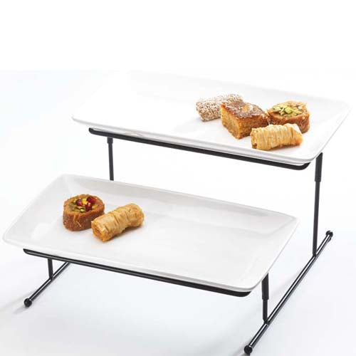 SY4440 Rect Platter with Stand Symphony