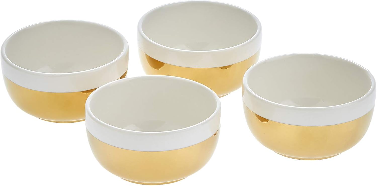 SYMPHONY Mixed,Gold - Dessert Bowls 4pcs